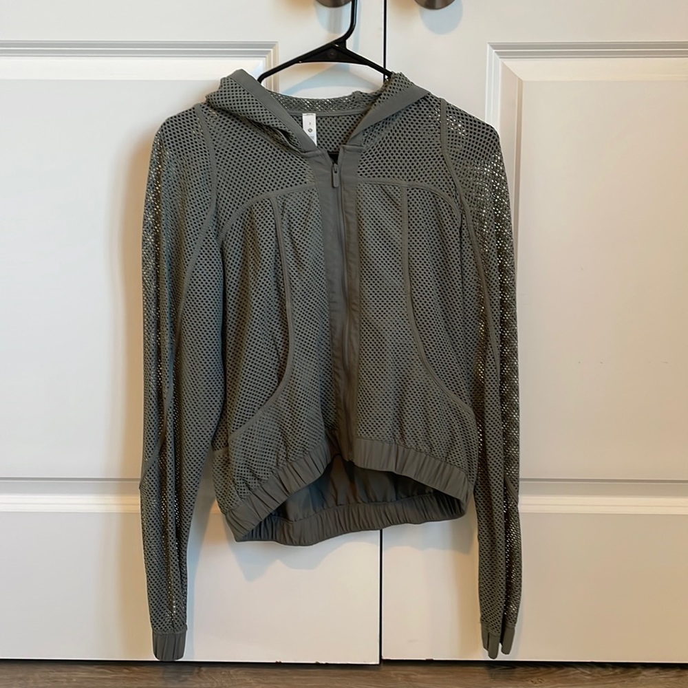 Lululemon mesh zip up